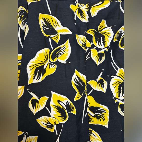 Marni Amlapura Floral Print Black and Yellow Dress - Picture 10 of 11